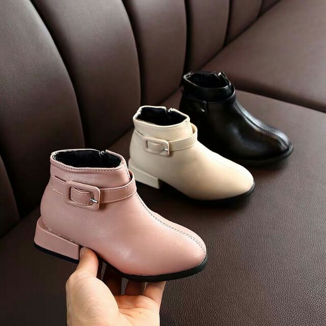 Bốt da đẹp cho bé gái