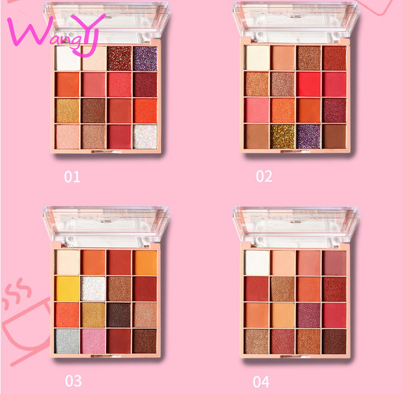 [Hàng mới về] Bảng Phấn Mắt 16 Màu Nhũ Ánh Ngọc Trai Lấp Lánh | BigBuy360 - bigbuy360.vn