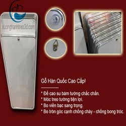 [NHIỀU MẪU]Tranh treo tường ngọc 3D 5 tấm / Gỗ MDF cao cấp / chống ẩm mốc N03