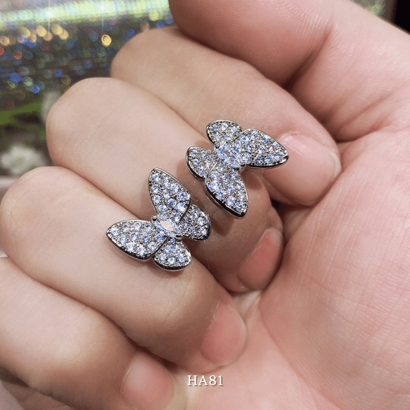 Bộ trang sức nữ hình bướm đính đá phụ kiện thời trang cao cấp xinh xắn Annie HA81