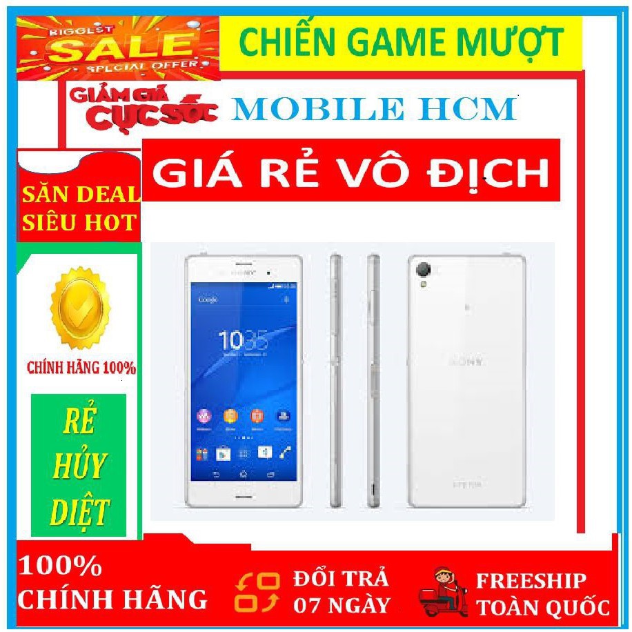 Điện thoại Sony Xperia Z3 2sim Rom 32G Fullbox - Full chức năng