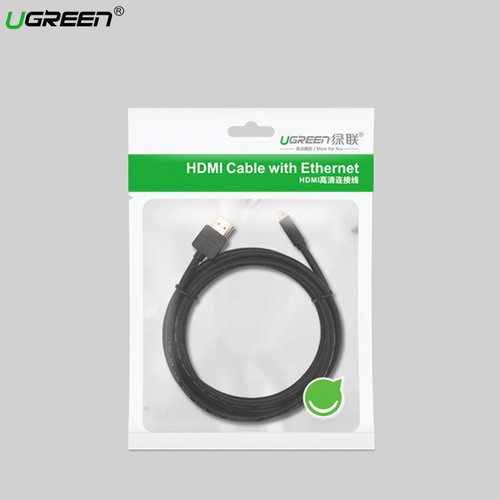 Cáp Chuyển Micro HDMI sang HDMI Ugreen 30102 30103 30104 (dài 1,5m- 2m- 3m) - Hàng Chính Hãng