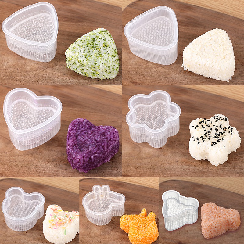 Bộ Khuôn Làm Sushi Hình Tam Giác Phong Cách Nhật Bản DIY