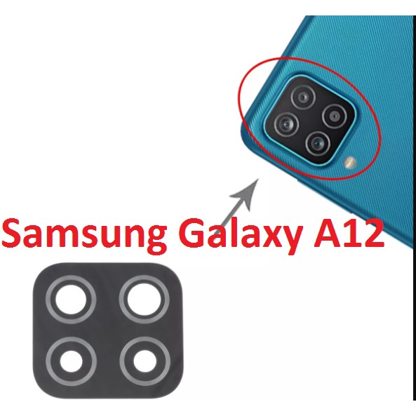Kính camera sau samsung A12