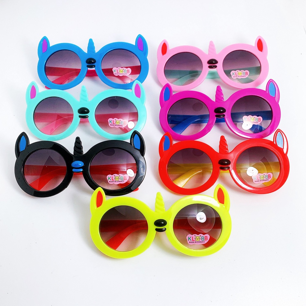 Kính mát trẻ em gọng nhựa Jun Secret hình dáng ngộ nghĩnh phù hợp bé trai và bé gái từ 1 tới 5 tuổi JS202210