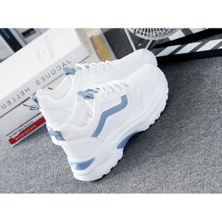 Giày sneakers nữ, giày thể thao nữ hot trend màu sắc cực đẹp, kiểu dáng thon gọn cao 5cm