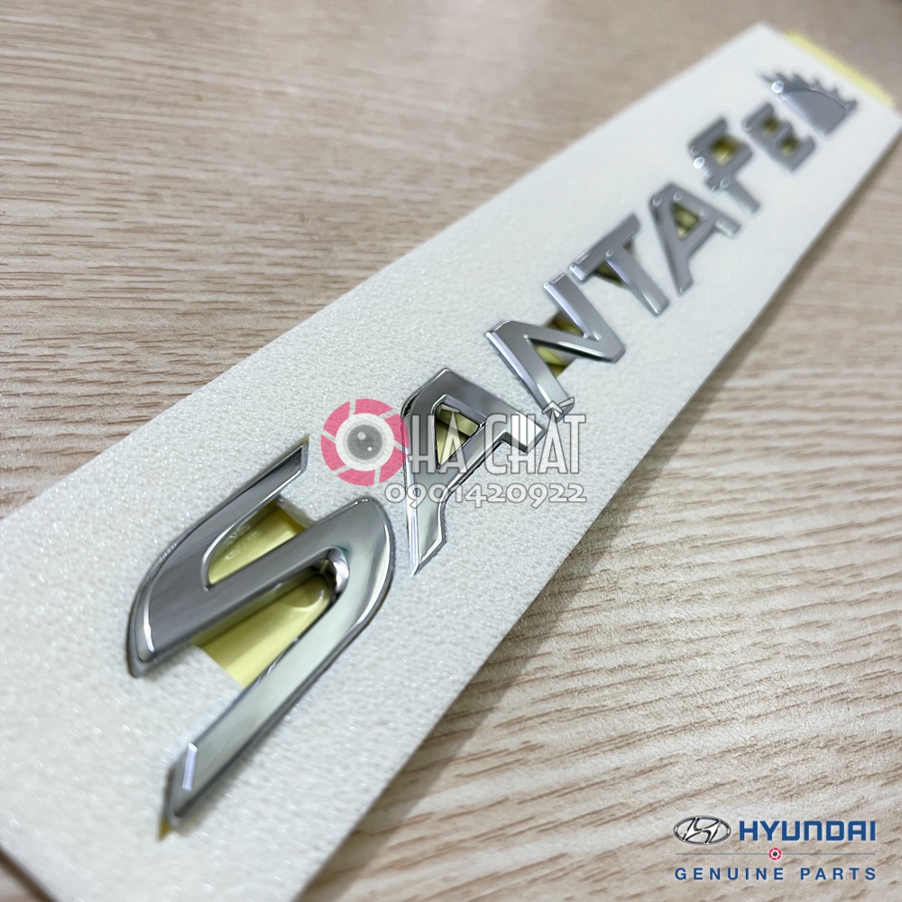 Logo chữ nổi HYUNDAI SANTAFE PREMIUM CRDi 4WD MLX 🚘 nhập khẩu HYUNDAI MOBIS Hàn Quốc 🎯 Bảo hành 100% là hàng chính hãng
