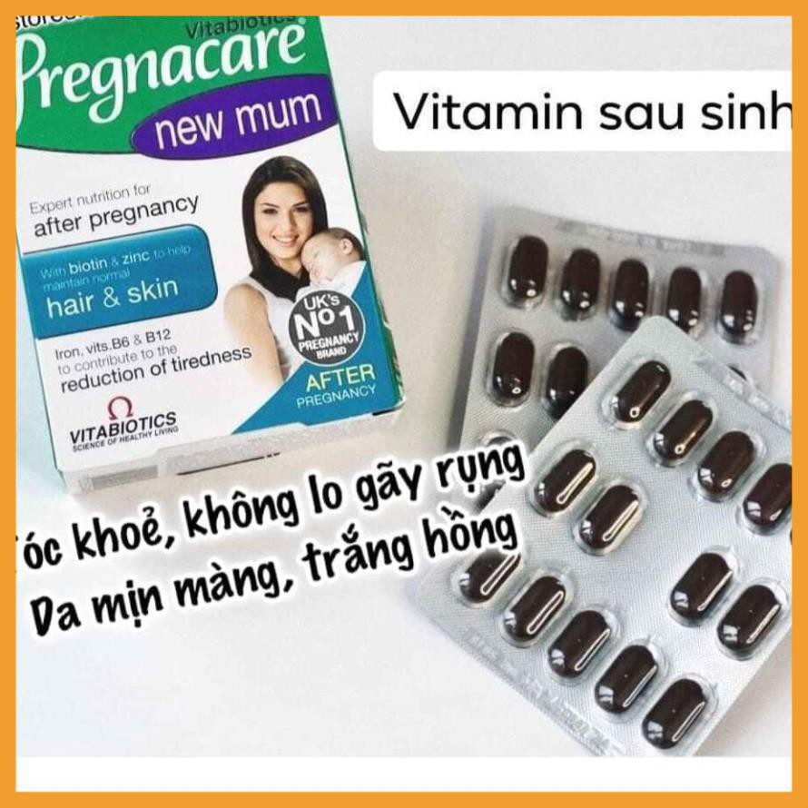 Vitamin PRENACARE NEW MUM (uk) ngăn ngừa rụng tóc cho mẹ sau sinh