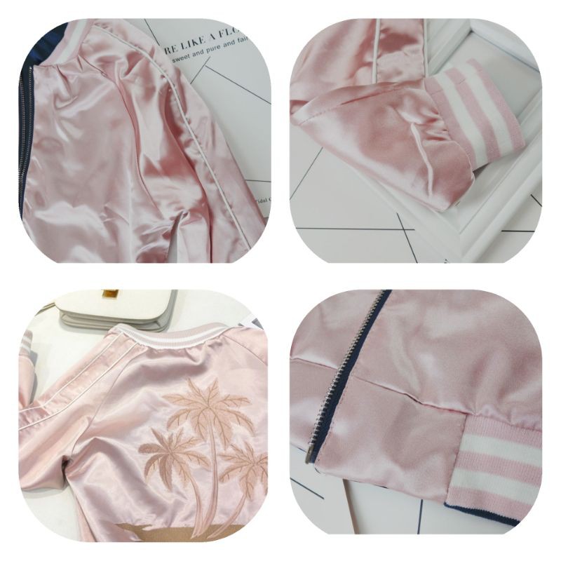 [ ODER ] ÁO KHOÁC BOMBER 2 MẶT THÊU CÂY DỪA SUKAJAN JACKET | BigBuy360 - bigbuy360.vn