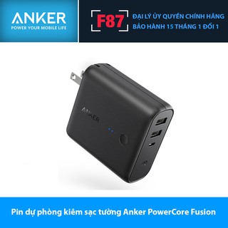 Pin Dự Phòng kiêm sạc tường Anker PowerCore Fusion 5000mAh