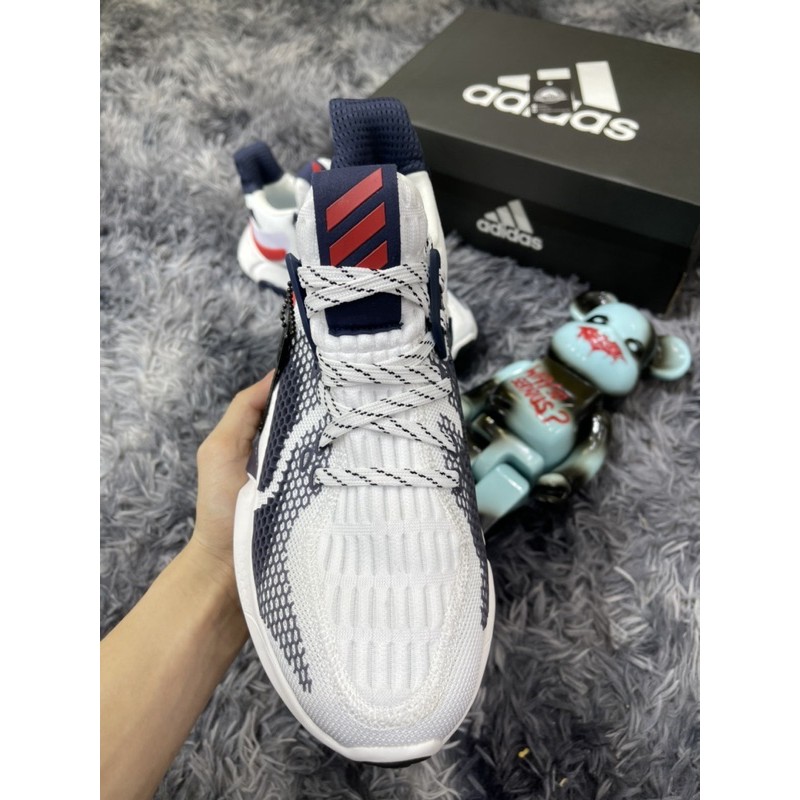 Giầy thể thao sneaker Alphabounce 2020 trắng đen đỏ HOT(ảnh thật + full box)