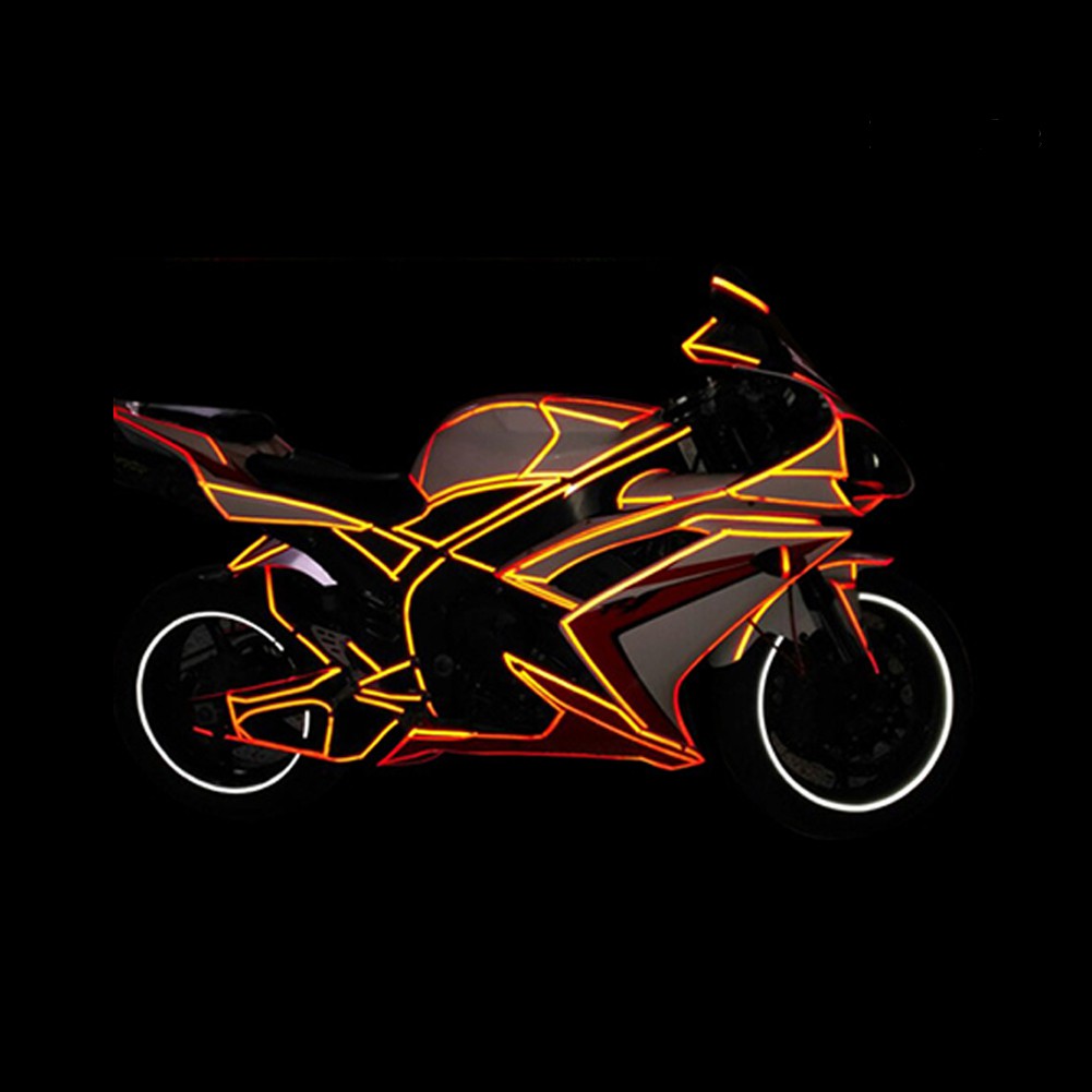 Thiết bị an toàn phát sáng Xe đạp xe máy bánh xe xe đạp Hình dán phản quang
