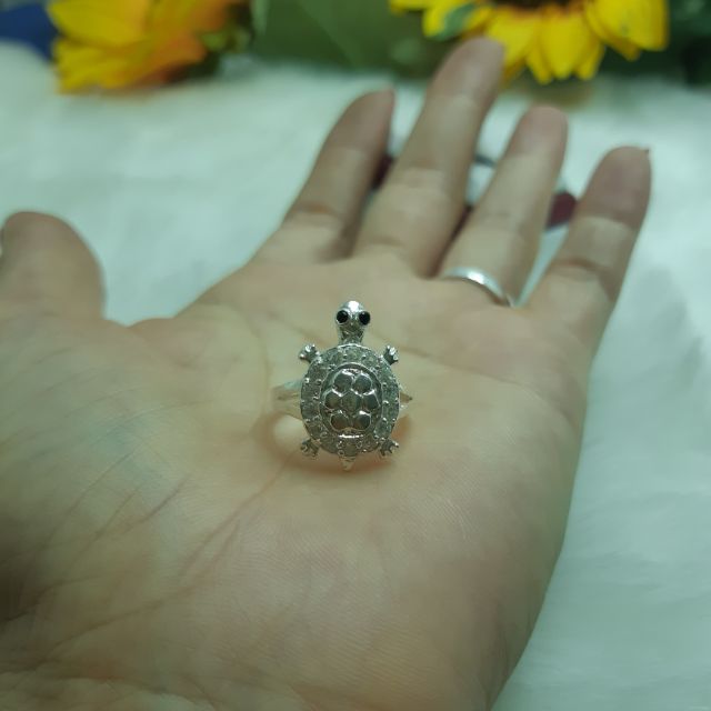 Nhẫn nữ bạc( nhẫn rùa)