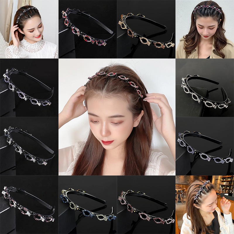 Kẹp tóc đính đá nhiều lớp xinh xắn cho nữ