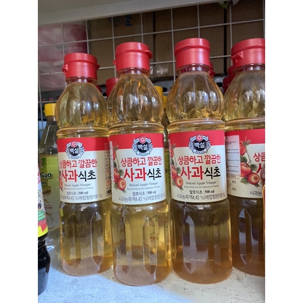 DẤM TÁO HÀN QUỐC BEKSUL 500ml (hạn 2026)