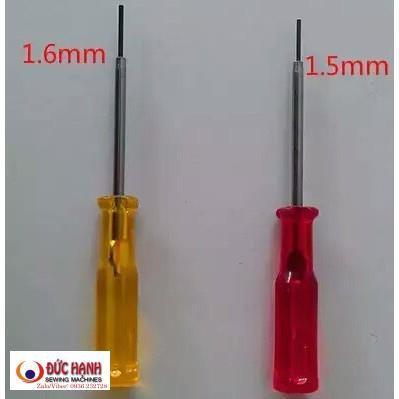 Lục giác 1.5mm  -  1.6mm để thay kim máy kansai loại tốt