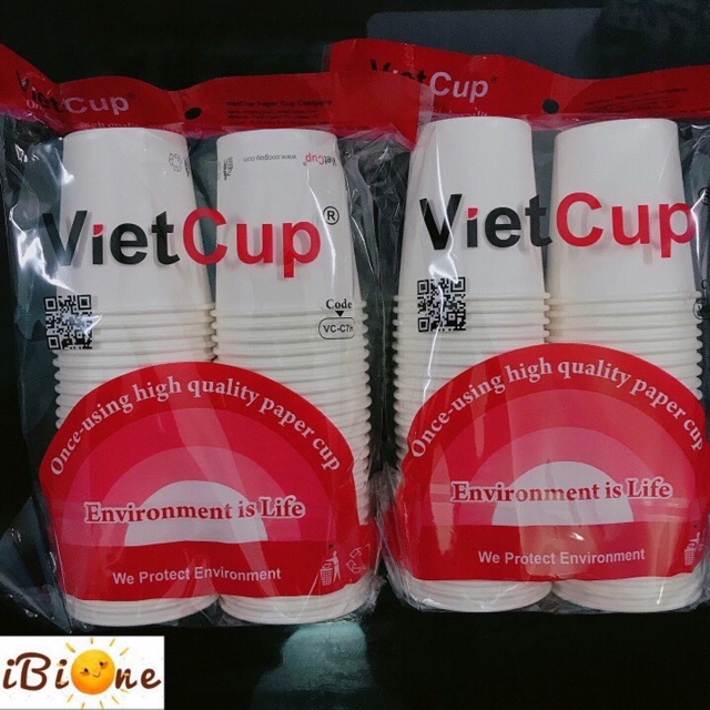 Sét 50 cốc giấy viết cup