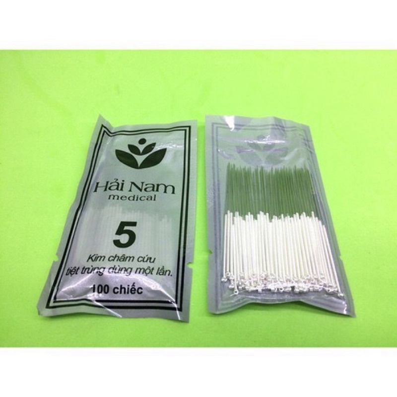 Hộp Kim châm cứu Hải Nam(10 gói 1000 kim)