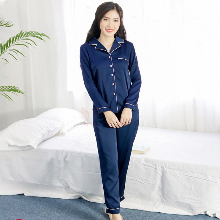 Bộ pijama lụa siêu đẹp(hàng cao cấp)