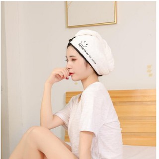 Khăn quấn chùm đầu , ủ tóc siêu thấm nhanh khô siêu tốc