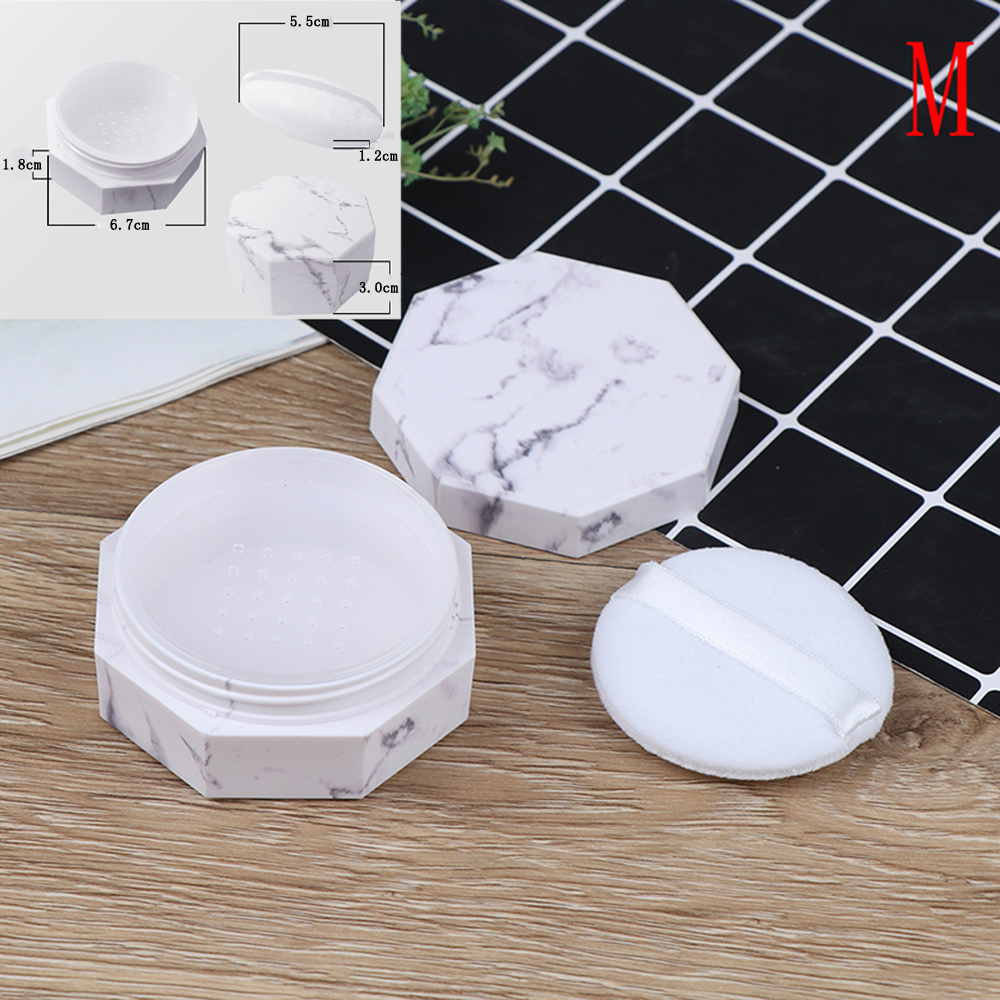Hộp đựng phấn phủ bằng nhựa có nắp đậy tiện dụng chất lượng cao