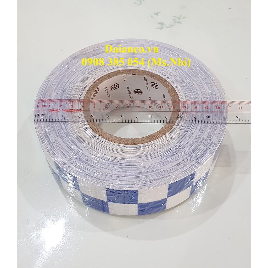 Băng keo phản quang 3M loại caro -Dài 50M- Hình thật