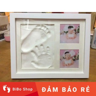 Khung ảnh in dấu chân tay bé