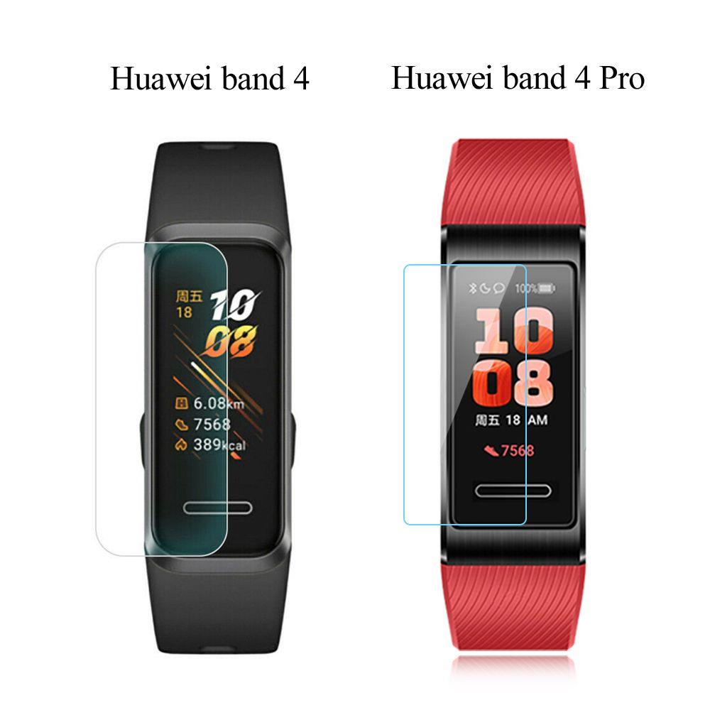 Miếng Dán Cường Lực Bảo Vệ Màn Hình Bằng TPU Mềm Trong Suốt HD Cho Đồng Hồ Thông Minh Huawei Band 4 4 Pro
