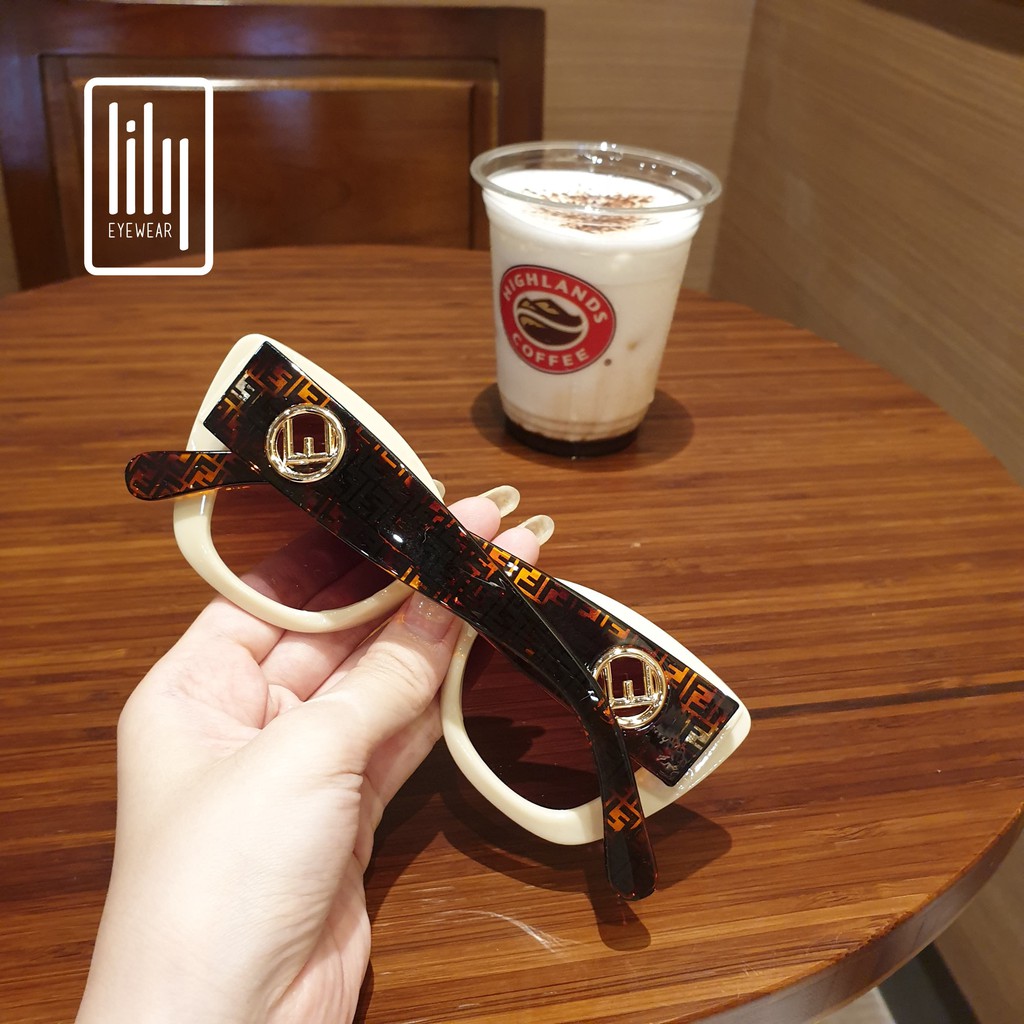 Kính Mát Nữ Mắt Mèo Thời trang Cao Cấp Fen0327 - Kính Râm Nữ Lilyeyewear