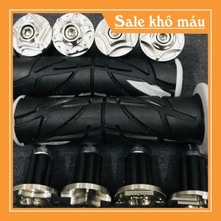 [SALE SỐC] COMBO Gù xe máy inox SALAYA cùng bao tay SPIDER màu đen siêu êm mềm mại phượt xuyên việt (BAO GIÁ)