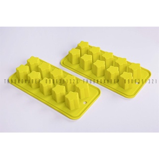 Khay đá hình ngôi sao silicon 22.5cm x 11cm x h4cm - la fonte