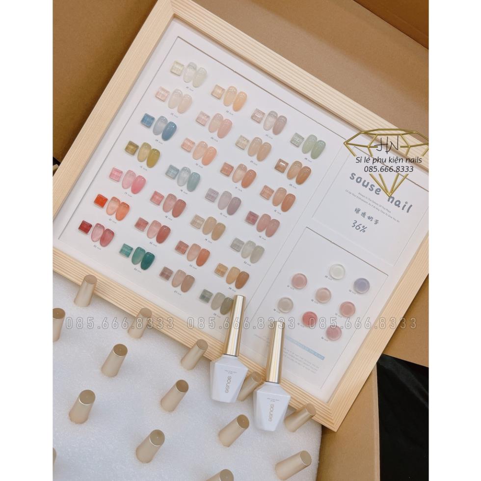 Set sơn thạch 36 màu hàn quốc souse, sơn thạch quốc dân các màu hot