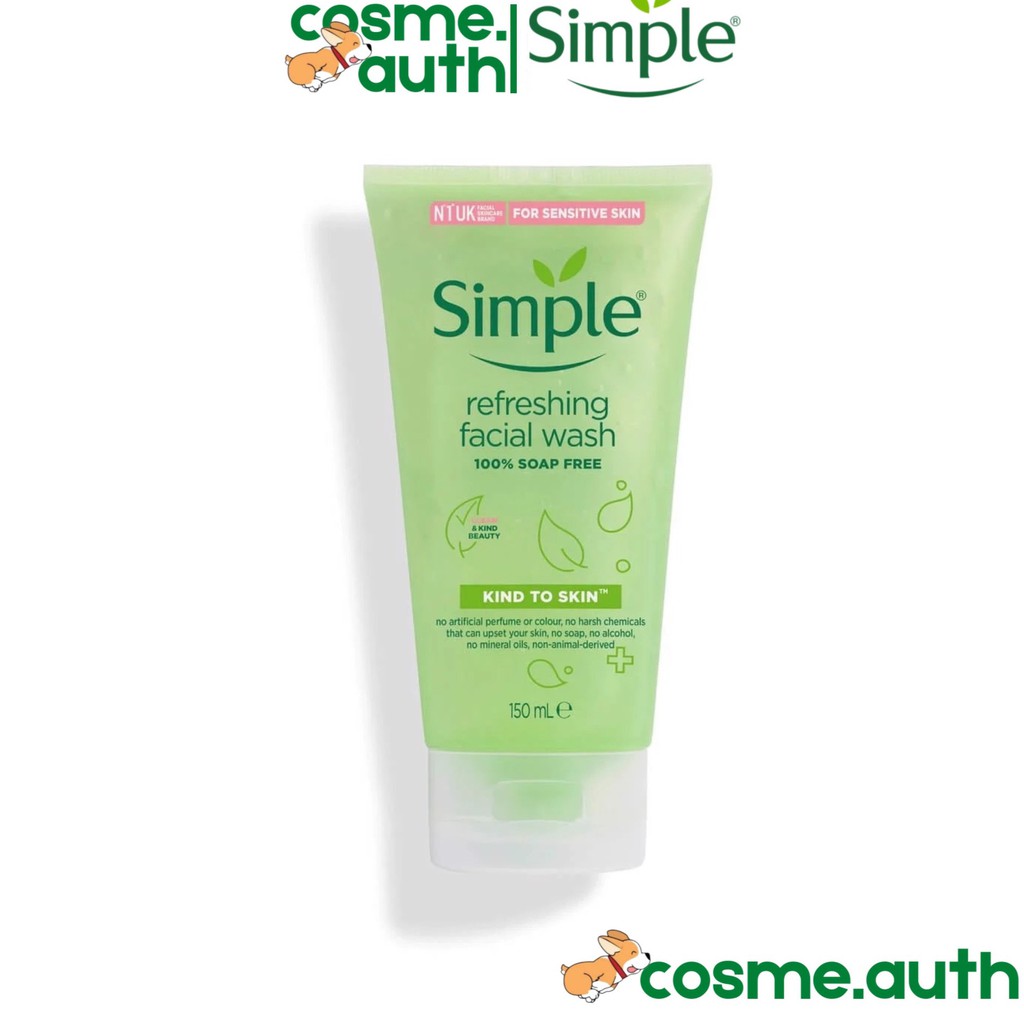 Sữa Rửa Mặt Simple Kind to Skin Refreshing Facial Gel Wash 150ml