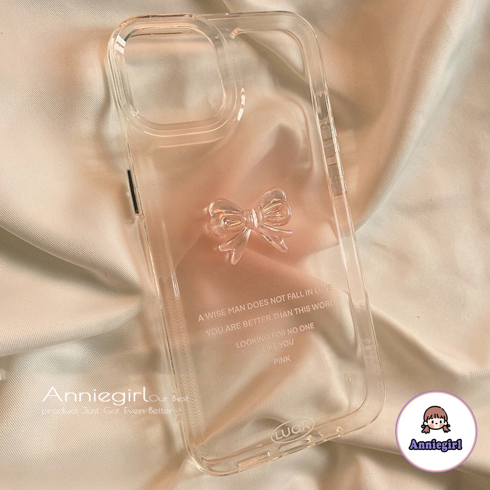 Ốp Điện Thoại TPU Mềm Siêu Mỏng Chống Sốc Đính Nơ 3D Vintage Cho IPhone 13 12 11 Pro Max X XR 8 7 Plus