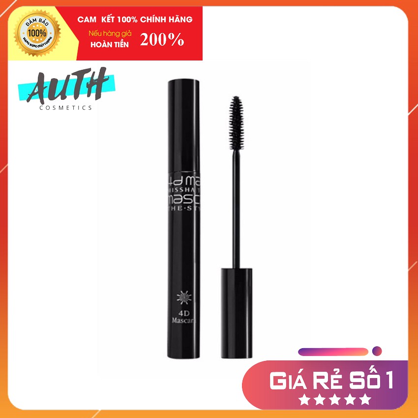 Chuốt mi Missha the style 4D mascara không thấm nước Auth Hàn Quốc