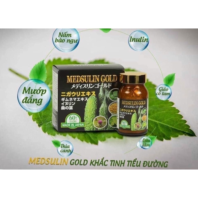 ❤️Viên Uống Medsulin Gold Jpanwell Hỗ Trợ Tiểu Đường