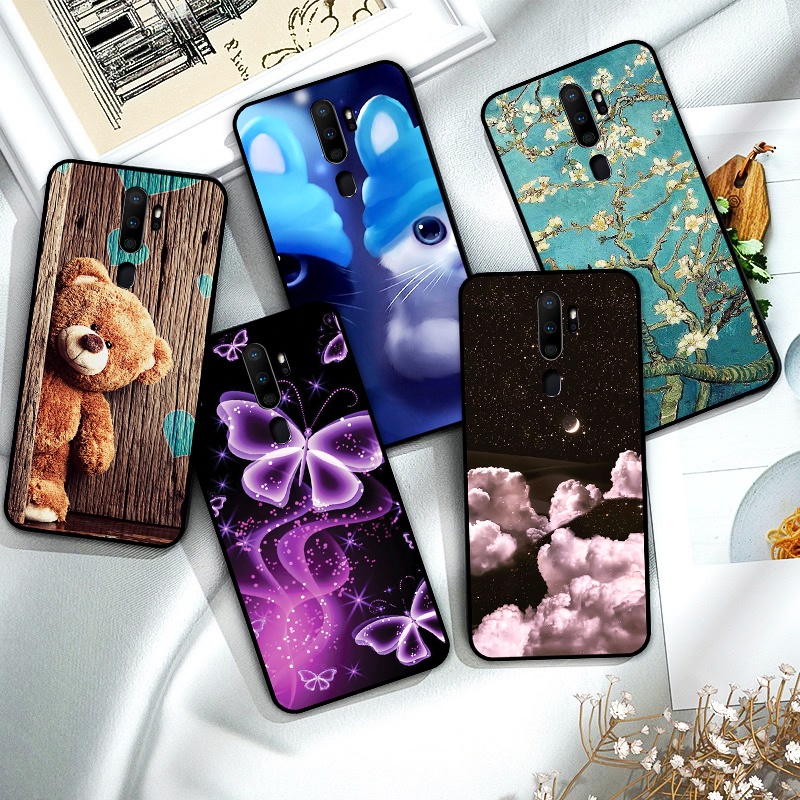 Ốp lưng điện thoại OPPO A5 2020 - A9 2020 in hình động vật & hoa bướm lãng mạn dành cho nữ - Juz4EvaCase