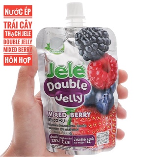 Nước Ép Trái Cây Thạch L-Jele Double Jelly Hương Mixed Berry - Gói 125gr