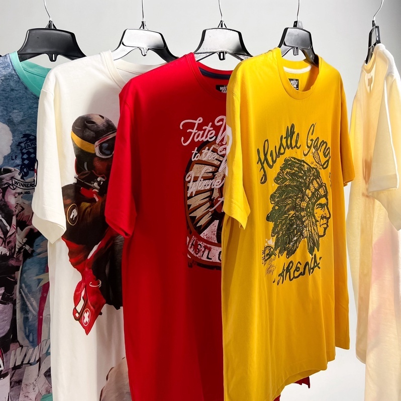 Áo thun Hustle Gang- Thổ dân- Đỏ
