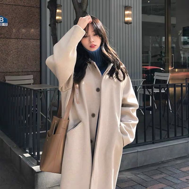 Áo dạ form dài ulzzang hàn quốc CÓ ẢNH THẬT SHOP CHỤP
