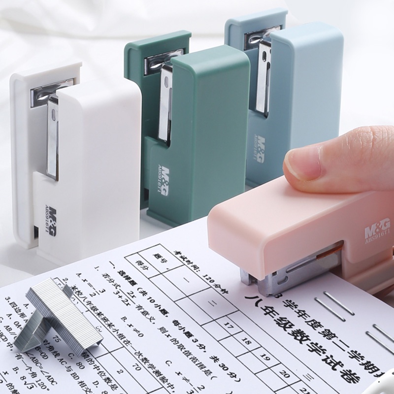 M&amp;g. Dụng Cụ Bấm Giấy Kèm Ghim Bấm Đa Năng ABS Màu Trơn