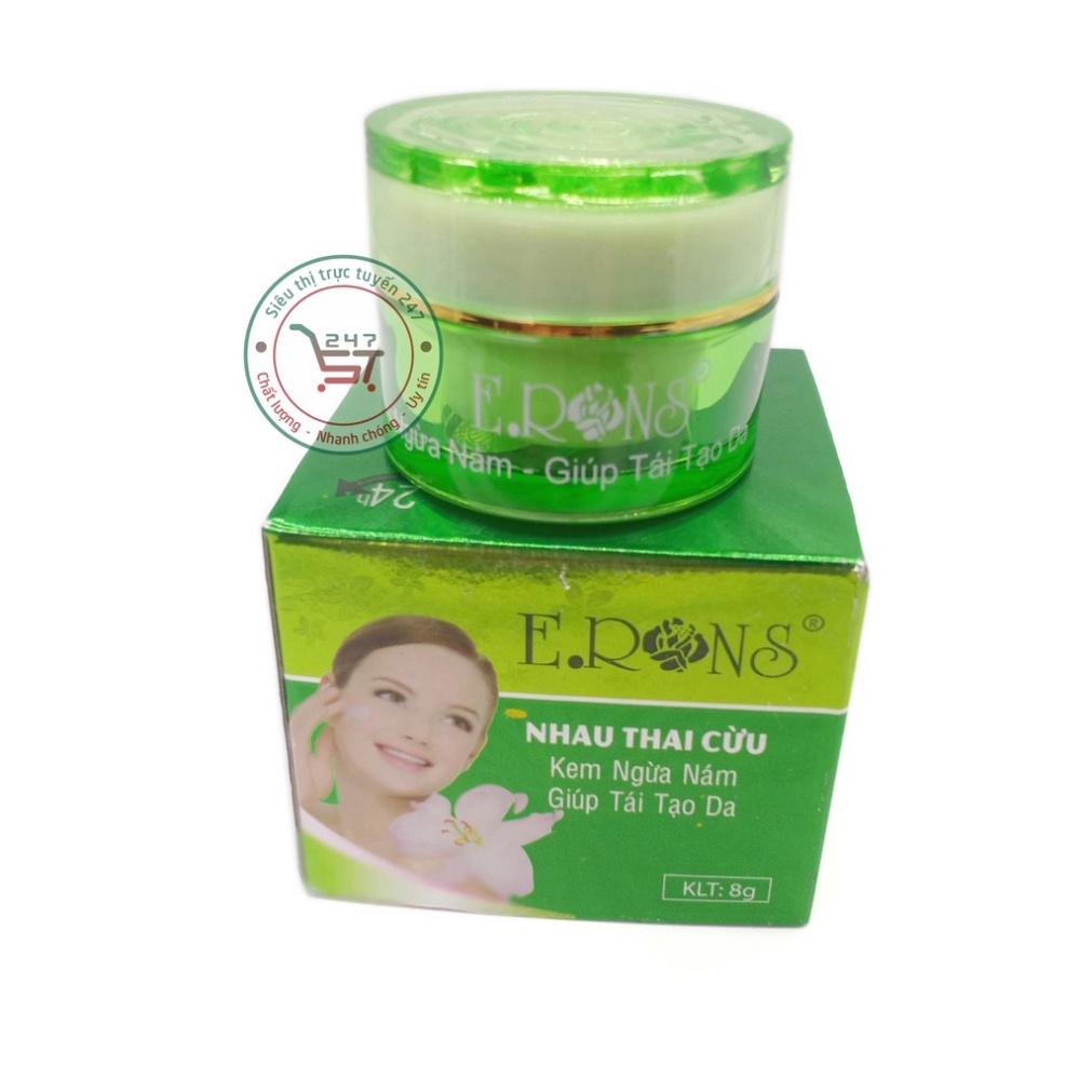Kem ngừa nám Giúp tái tạo da ERons 6,8g (Xanh) chăm sóc da tại nhà hiệu quả