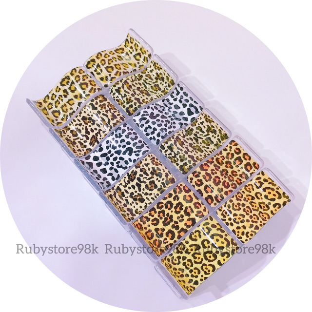 Kẹp càng cua hình da beo cực sang chảnh