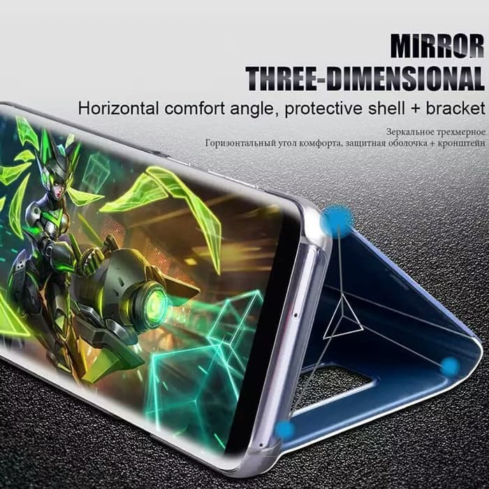 Lật Ốp Lưng Nắp Gập Mặt Gương Cho Huawei Honor 9 Lite Điện Thoại