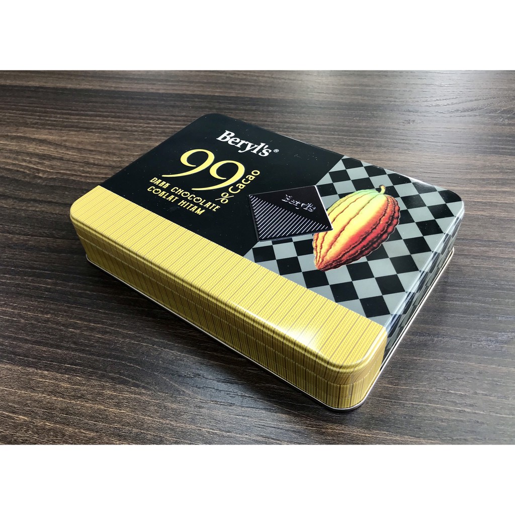 (4 vị) mẫu mới 2021 Dark Chocolate Beryl's hộp 108gr