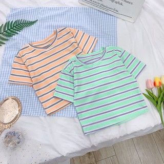 Áo thun sọc croptop ôm body