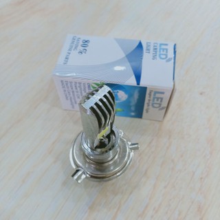 Đèn LED 2 tim tản nhiệt dọc siêu sáng - A440