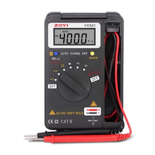 Đồng Hồ Vạn Năng Zoyi VC921 Đồng Hồ Đo Điện Bỏ Túi Kỹ Thuật Số