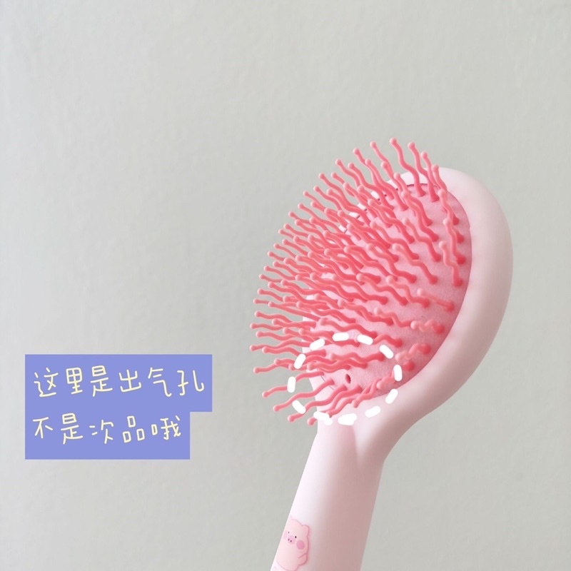 Lược chải tóc bỏ túi có gương bằng nhựa hot trend