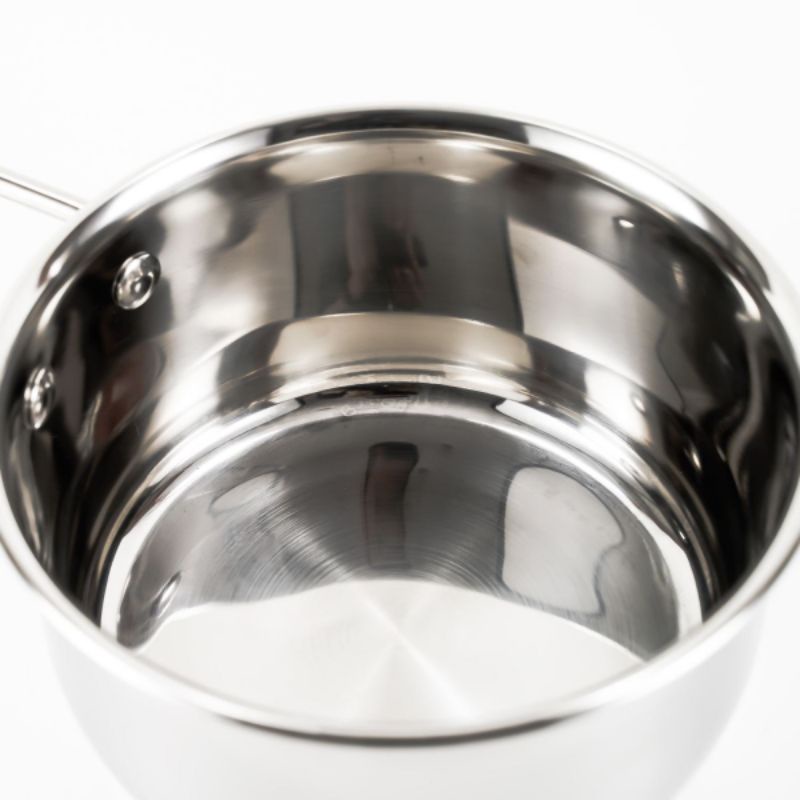 NỒI NẤU BỘT GOLDSUN GPO2100-IH ĐÁY TỪ 3 LỚP, 14cm INOX 403 AN TOÀN CHO BÉ